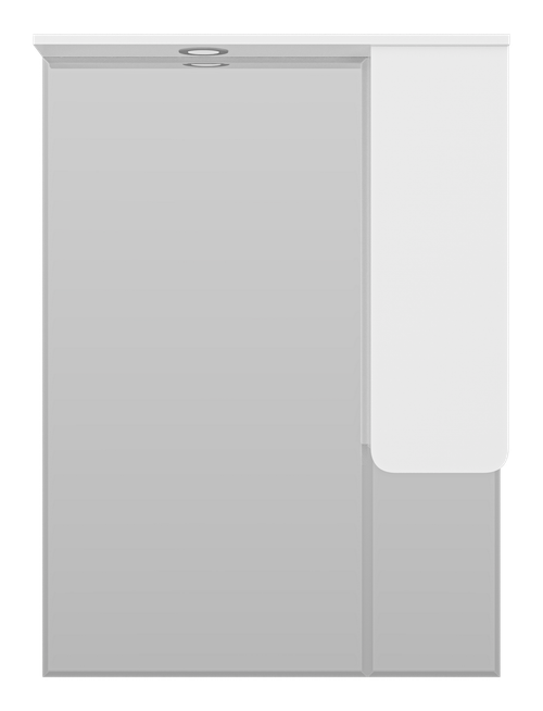 Зеркальный шкаф Misty Чегет 75 правый