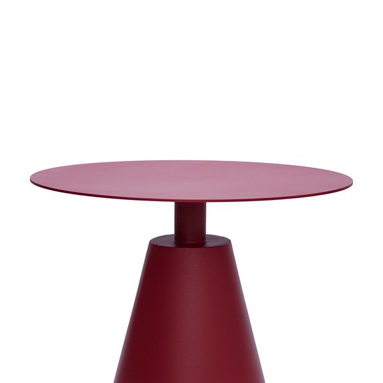 Столик кофейный marius, D50 см, красный