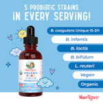 MaryRuth's, органический жидкий пробиотик для детей, от 4 лет, без вкусовых добавок, 2 млрд КОЕ, 30 мл (1 жидк. унция)