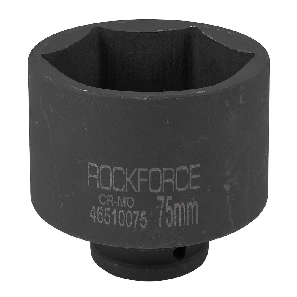 Головка ударная глубокая 3/4'', 75мм (6гр.) RockForce##Rock FORCE RF-46510075