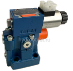 DBW10B2-5X/315XYCG24N9K4 - Предохранительный клапан Ду10 с давлением настройки до 315 бар, управление - X и Y - внешние с разгрузкой B = открыт с электроуправлением G24