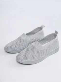 Мокасины летние текстильные
