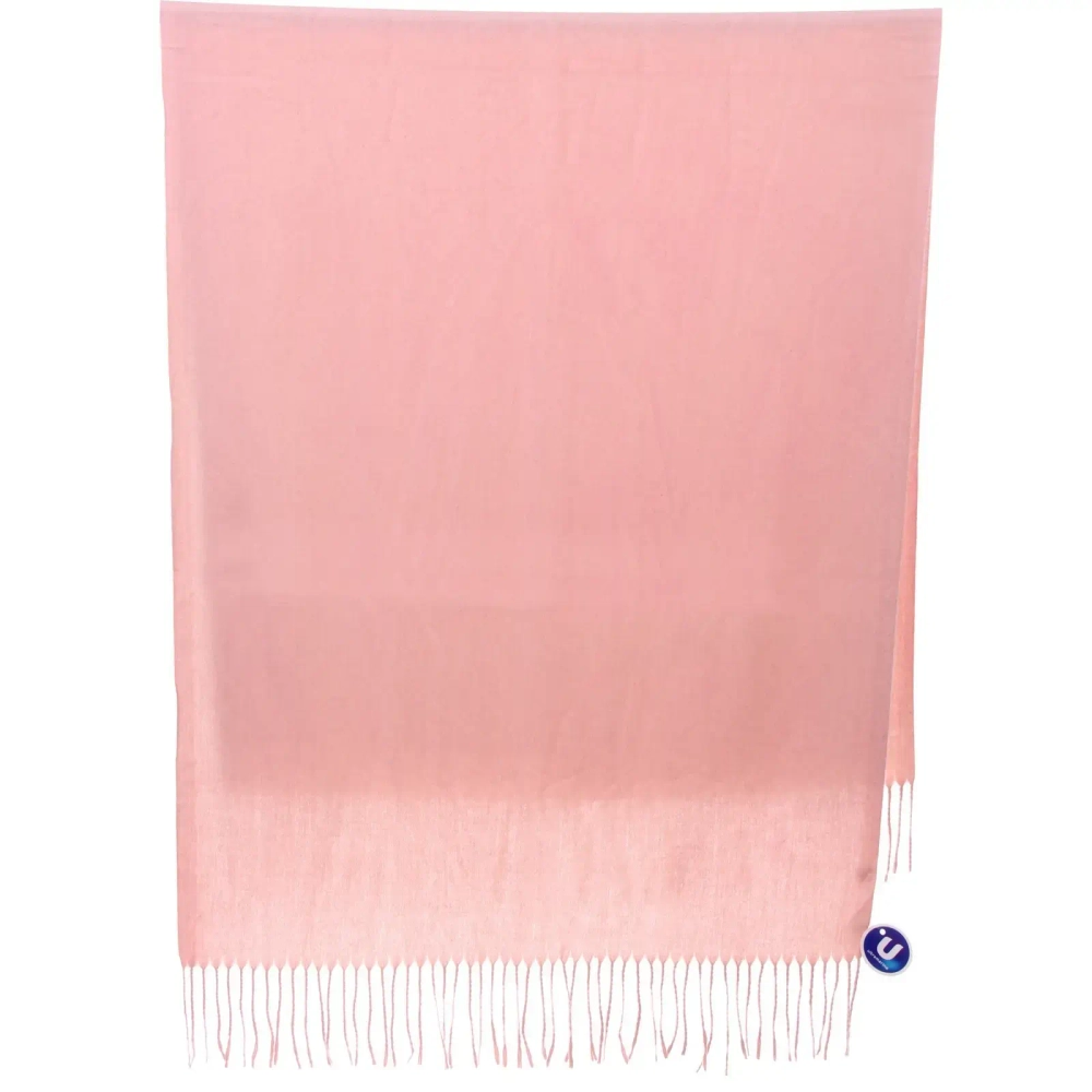 Палантин - шарф «ZIMA», однотонный, цвет пудровый, 180*70см (200гр)