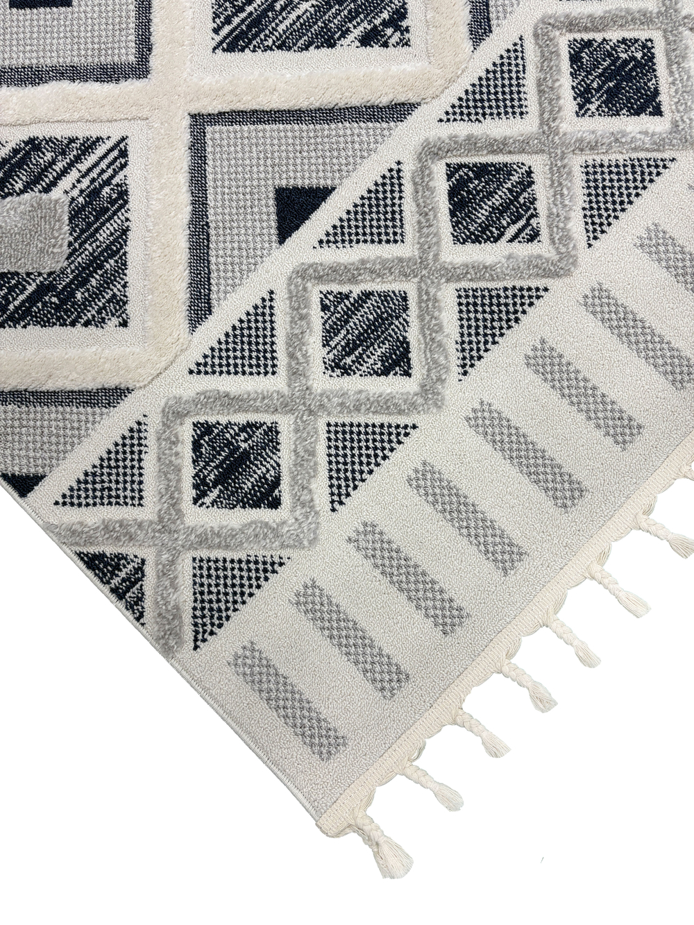 Ковер Vicenza B0242A Navy/Cream Прямоугольник