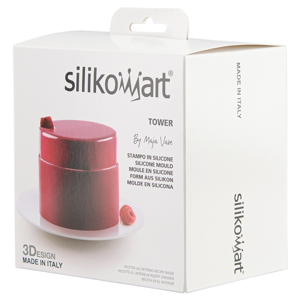 Форма для приготовления пирожного tower D12 см, h10 см силиконовая