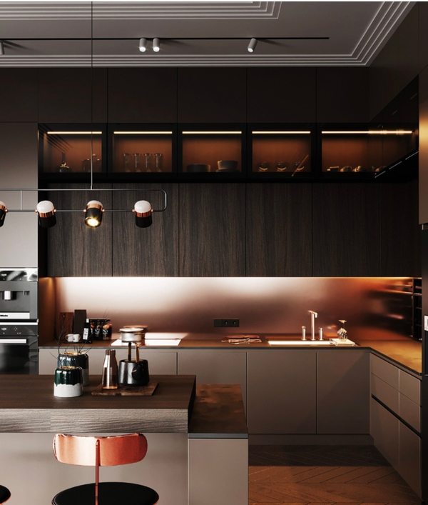 Примеры современных дизайнов кухонь из интернета