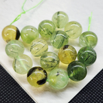 Пренит природный, бусины 12мм, штучно