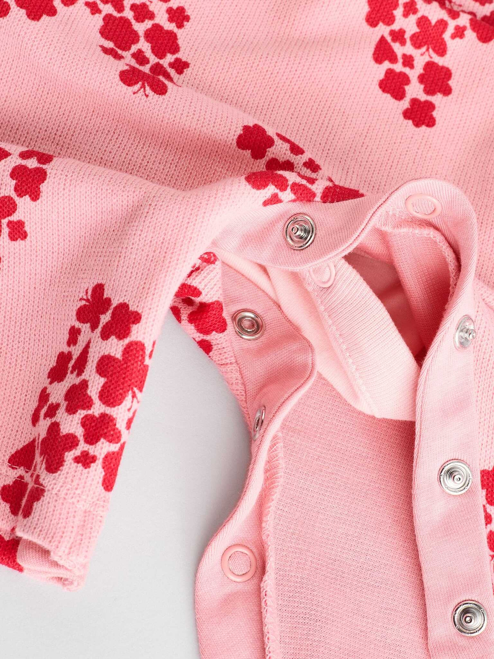 Боди с длинным рукавом и комбинезон в комлекте для малышей Next E65-351, Розовый