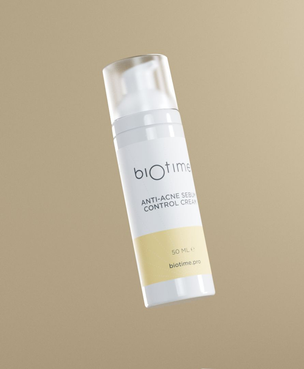 ANTI-ACNE SEBUM CONTROL CREAM - Себорегулирующий крем анти-акне (Биотайм), 50мл