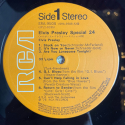 Винтажная виниловая пластинка LP Elvis Presley Special 24 (Japan 1976) (Obi) Heartbreak Hotel