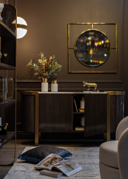 Ковер из вискозы 160х230 Garda Decor Aramac бежево-коричневый ручной работы