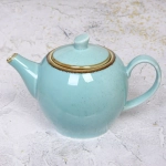 Чайник заварочный керамический 1200мл «Tiffany Blue» 23*14*14см