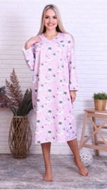 Сорочка с д/р (фланель) норм С0005/2