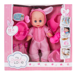 Пупс функциональный с аксесс., коробка ZL9920-A