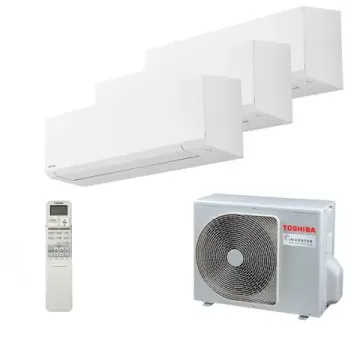 Мультисплит система на 3 комнаты Toshiba RAS-B07J2KVSG-E x 3 / RAS-3M18U2AVG-E