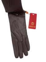 Перчатки. Женские. Материал верха: Кожаные. Подклад: трикотаж-шерсть.В упаковке 5 шт.