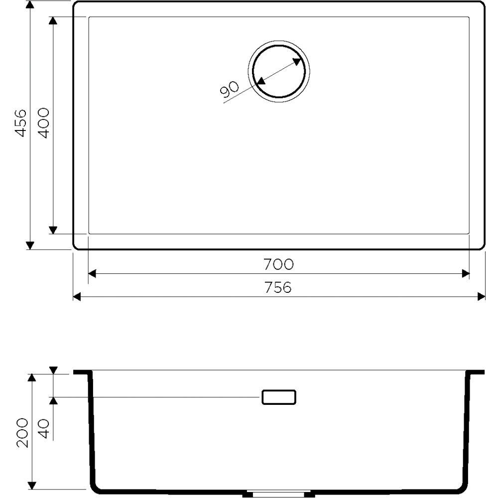 Кухонная мойка Omoikiri Yamakawa 75-U/I-WG