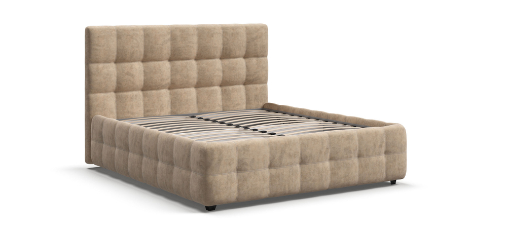 Босс Кровать+ПМ 140 Велюр Роял шампань