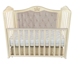 Детская кроватка Alita 777 (с мягкой спинкой, универсальный маятник, закрытый ящик)