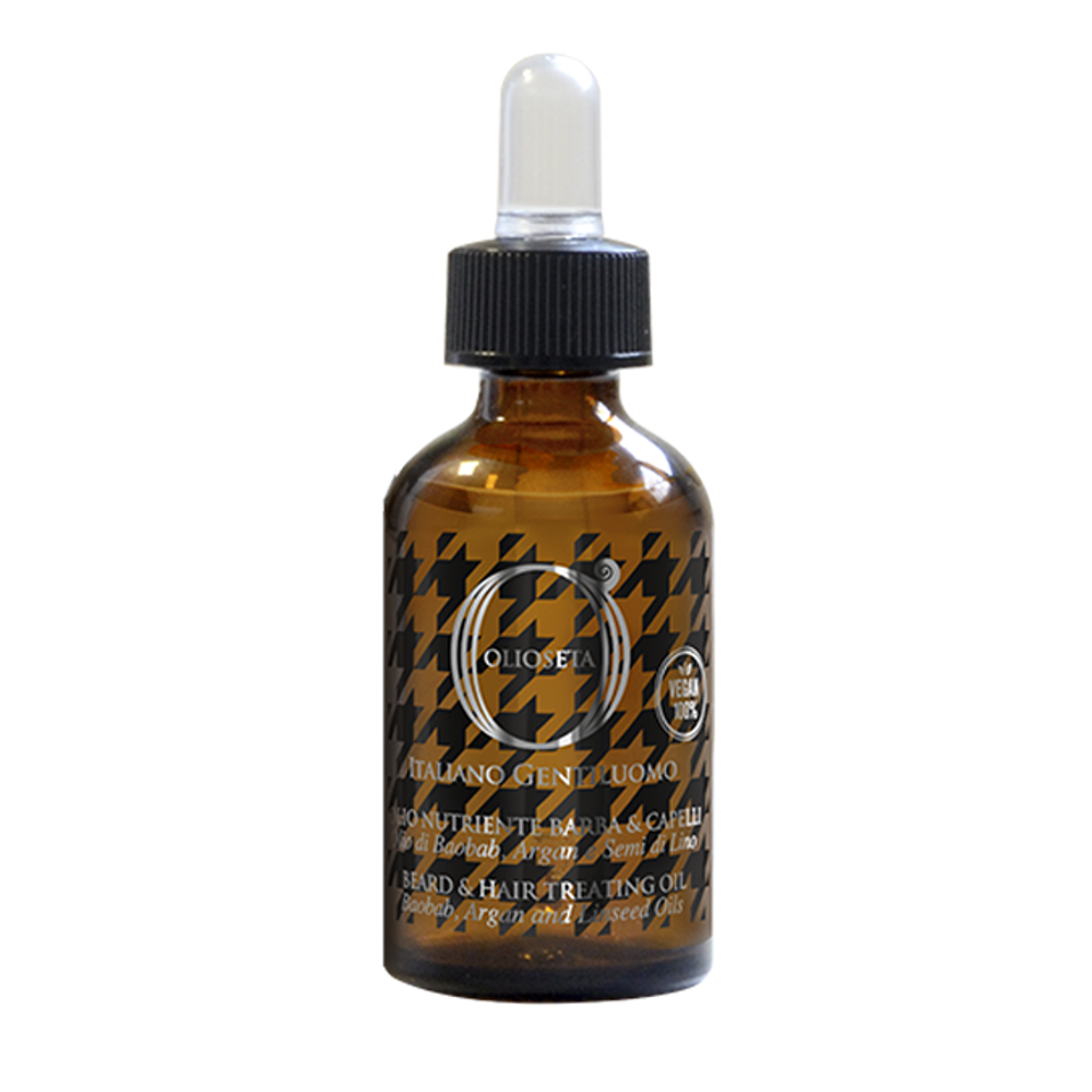 Смягчающее масло д/волос и бороды 30 мл. - линия OLIOSETA ITALIANO GENTILUOMO