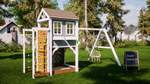 Детский домик с качелями "Прованс - спорт"