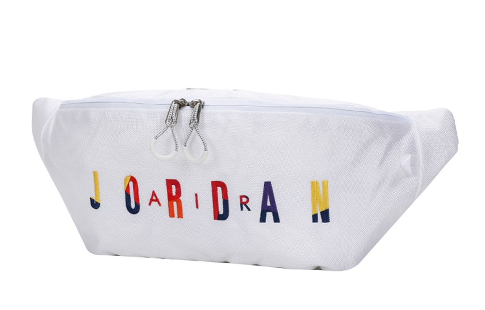 Jordan Polyester Crossbody Bag, Fanny Pack Regular Unisex White