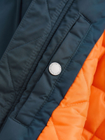 Бомбер утепленный для мальчика Next 414-264, Темно-синий