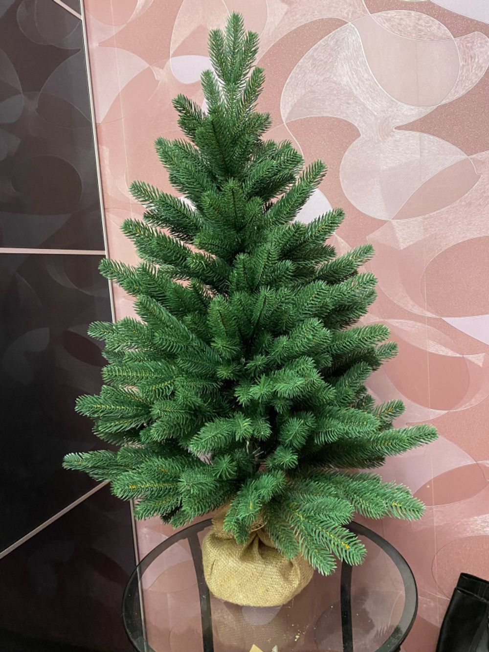 Настольная елка искусственная "Царская Де Люкс" (Литая хвоя) 60 см / 90 см