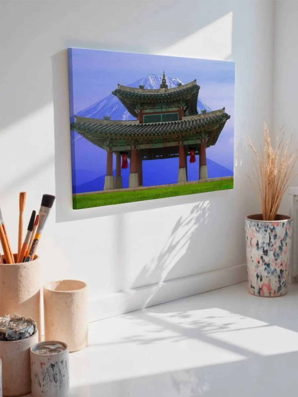 Картина на стену 40 X 50 Храм китайский