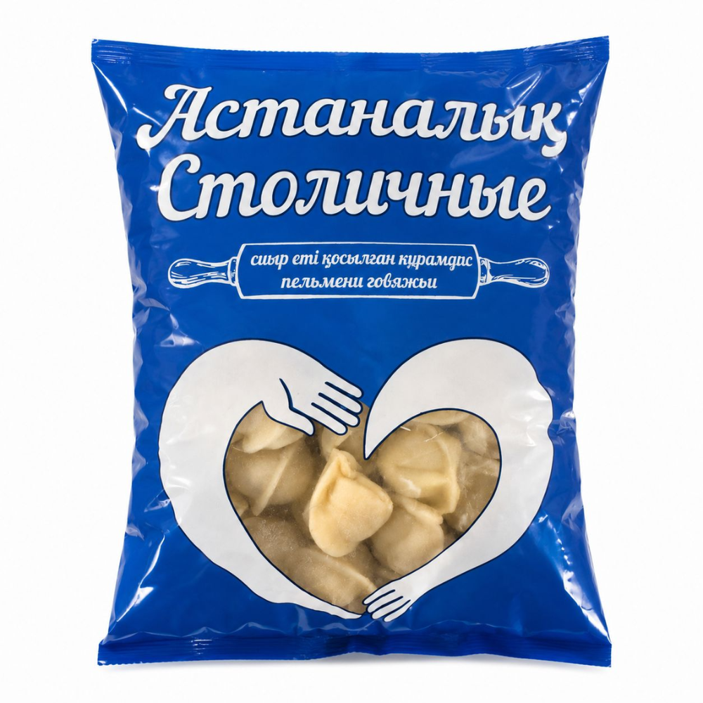 Пельмени говяжьи Столичные 450 гр