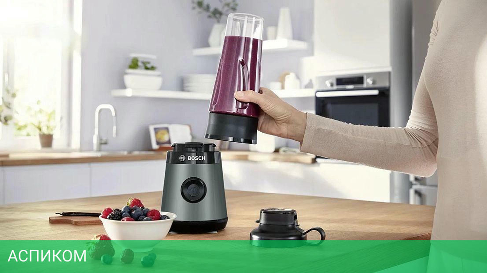Блендер Bosch VitaPower Serie 2 хром (MMB2111S)