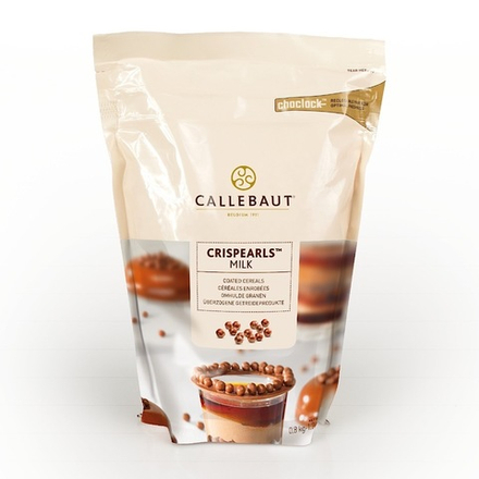 Шоколадные жемчужины Crispearls молочные, Callebaut, 50 гр