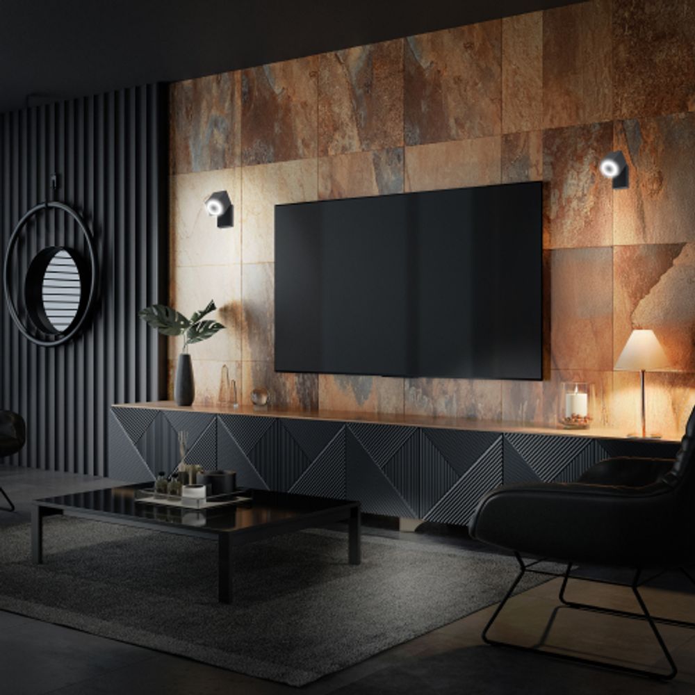 Светильник декоративный настенный ЭРА WL37 GR под лампу MR16 GU10 IP54 поворотный серый для интерьера и фасадов зданий