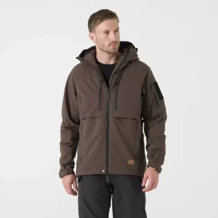 Helikon-Tex Winter Yukon Jacket - Duracanvas - Earth Brown / Black A