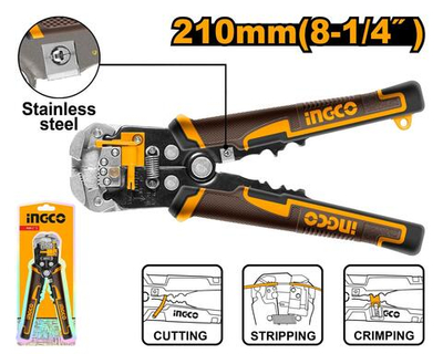 Автоматический стриппер многофункциональный 0.2-6 мм. INGCO HWSP102418 INDUSTRIAL