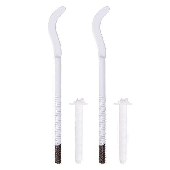 Комплект плоских кронштейнов с дюбелями 7,2х170мм — (1)