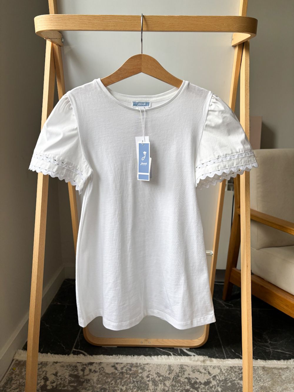 Новая хлопковая футболка Jacadi, 152