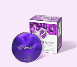 Enough Premium Two Way Cake 8 Peptide SPF50+/PA+++ №21 Skin Beige(телесный бежевый) Пудра компактная для лица с пептидным комплексом, 11гр+11гр