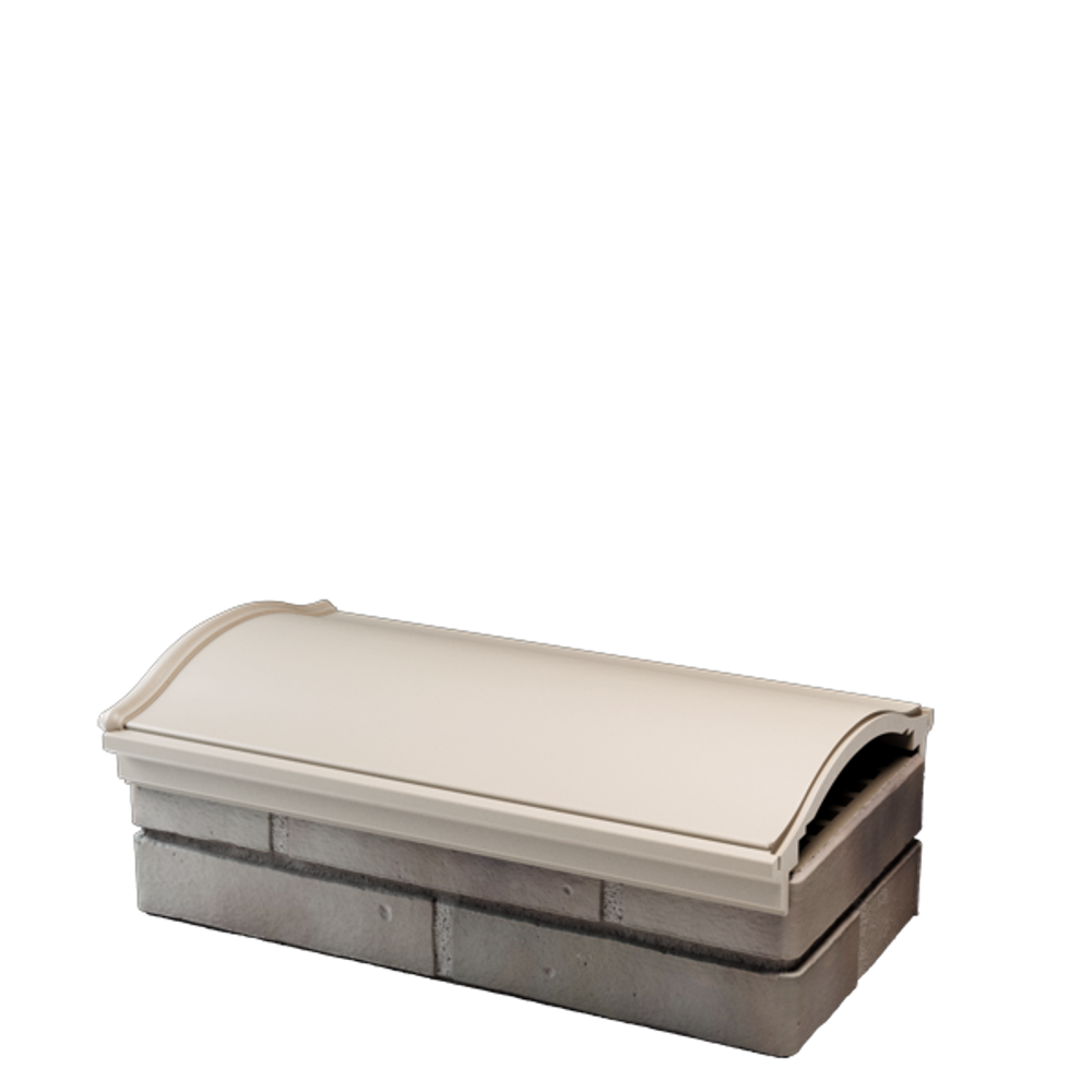 Парапет полимеркомпозитный Monblan 200/225/225 (1 кирпич) бежевый