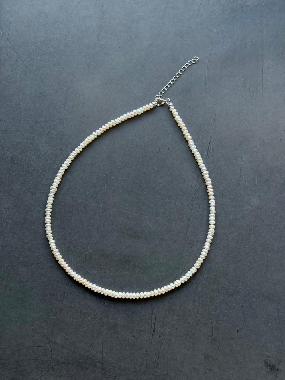 чокер из натурального жемчуга