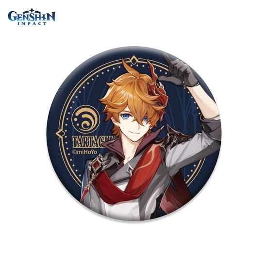 Значок Fatui Can Badge Tartaglia 6972957488078