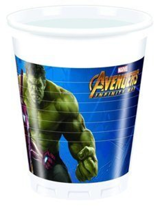 Стакан "Мстители-2" 200 мл, 8 шт