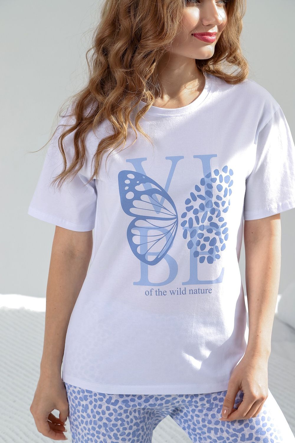 Пижама Дафна-2 Виотекс ГОЛУБОЙ