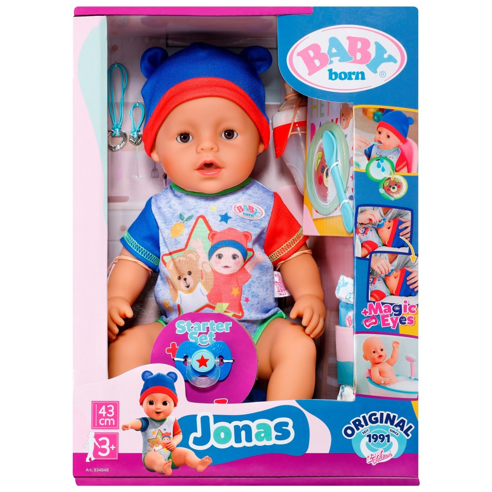 BABY born - Интерактивная кукла JONAS 43 см + аксессуары 834848