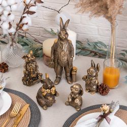 Статуэтка Кролик Эйприл Бронза