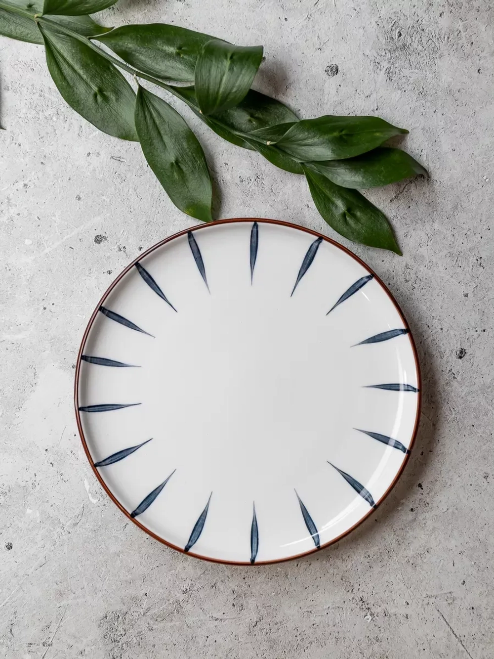 Тарелка с бортами, 25,5 см Лепесток