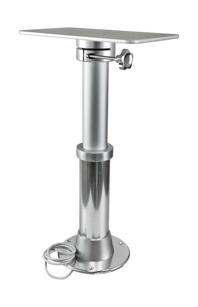 Стойка столешницы электрическая 1 ступень 465-715 мм, основание 250 мм