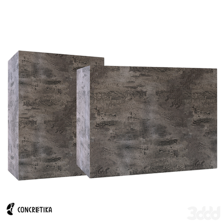 Кашпо DEVIDER CONCRETE GREY DARK 80 х 30 х 50