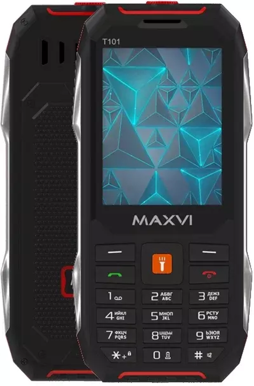 Сотовый телефон Maxvi T101 Red