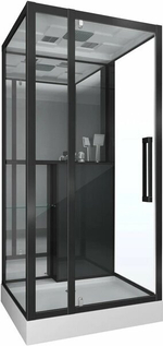 Душевая кабина Grossman Style GR266 (90x100x215) дверь распашная,5 мест